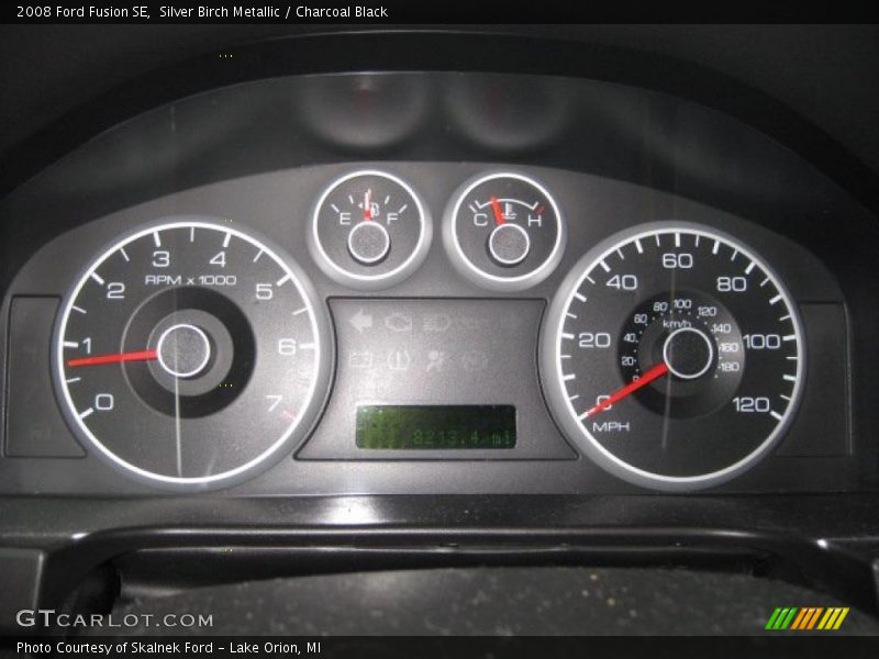 Silver Birch Metallic / Charcoal Black 2008 Ford Fusion SE