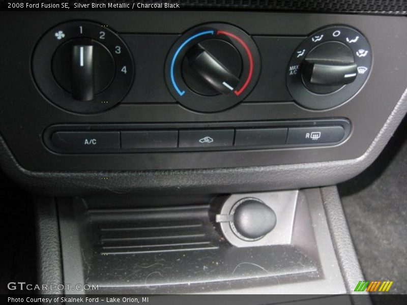 Silver Birch Metallic / Charcoal Black 2008 Ford Fusion SE