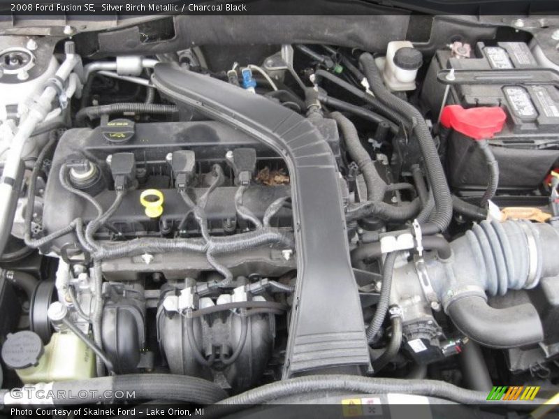 Silver Birch Metallic / Charcoal Black 2008 Ford Fusion SE