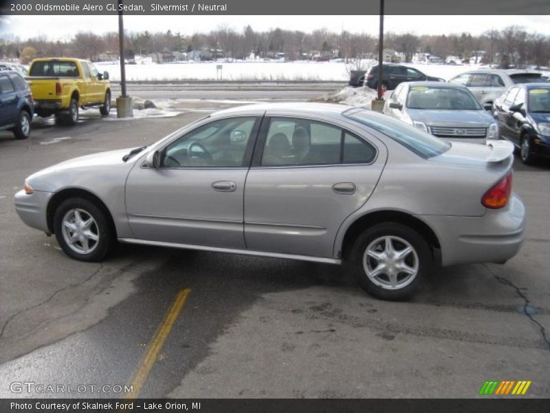 Silvermist / Neutral 2000 Oldsmobile Alero GL Sedan