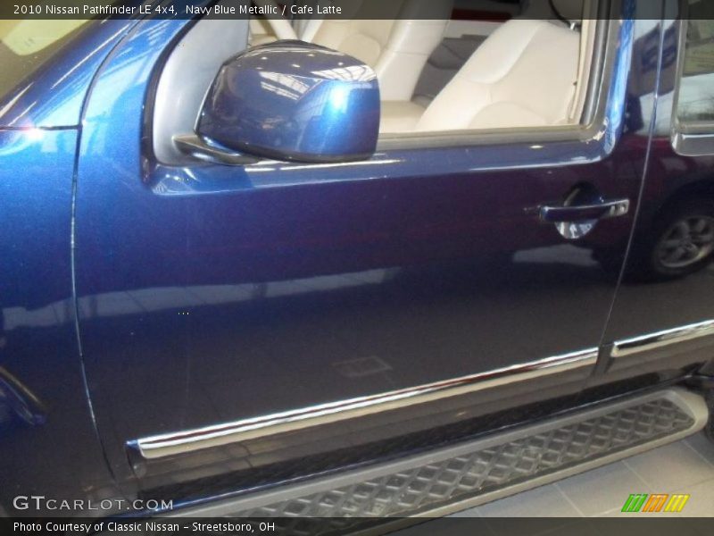 Navy Blue Metallic / Cafe Latte 2010 Nissan Pathfinder LE 4x4