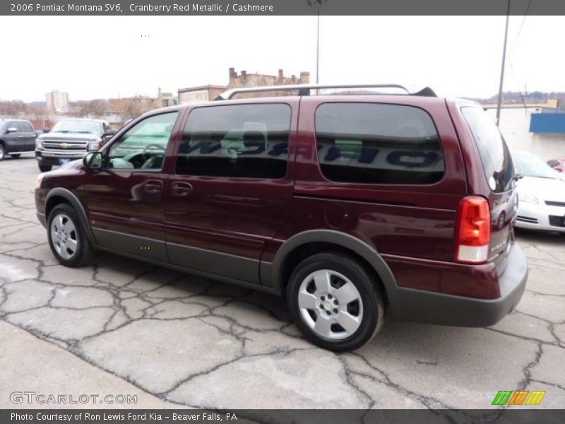 Cranberry Red Metallic / Cashmere 2006 Pontiac Montana SV6