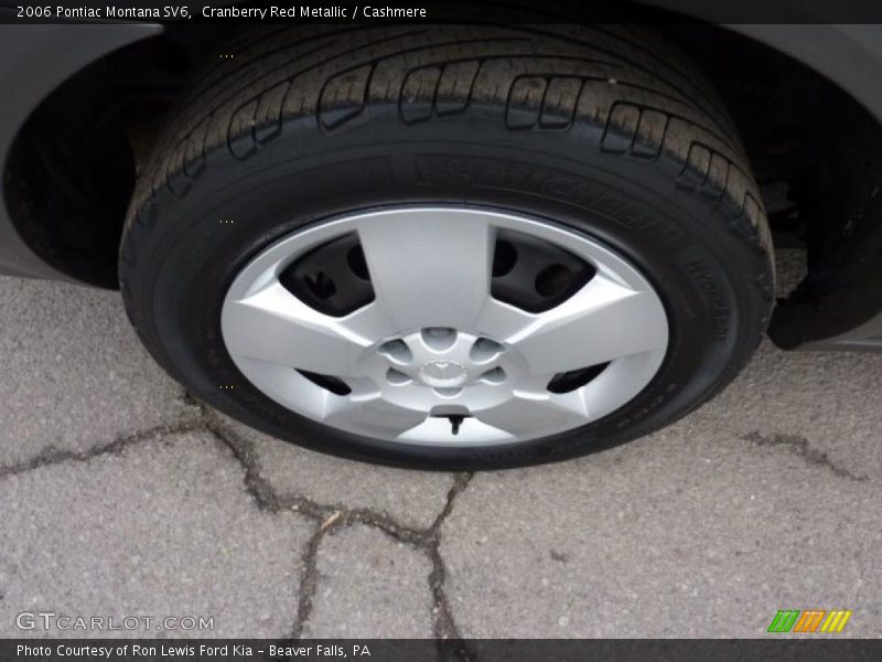 Cranberry Red Metallic / Cashmere 2006 Pontiac Montana SV6