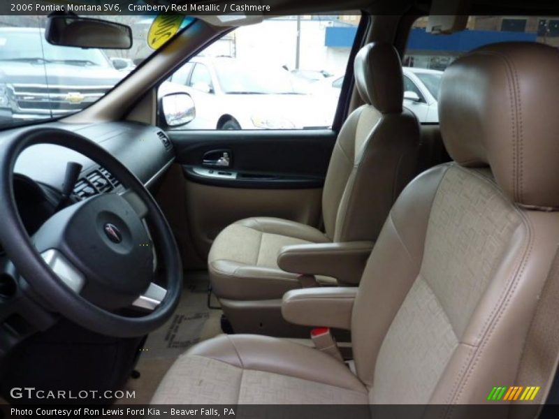 Cranberry Red Metallic / Cashmere 2006 Pontiac Montana SV6
