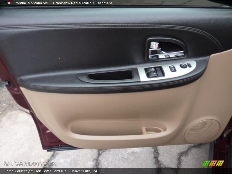 Cranberry Red Metallic / Cashmere 2006 Pontiac Montana SV6
