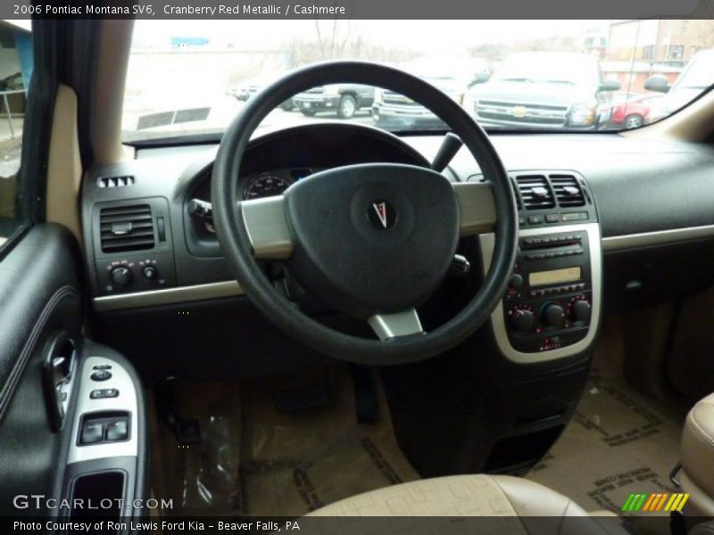 Cranberry Red Metallic / Cashmere 2006 Pontiac Montana SV6