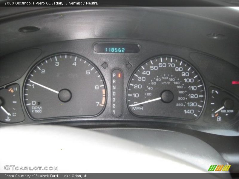 Silvermist / Neutral 2000 Oldsmobile Alero GL Sedan