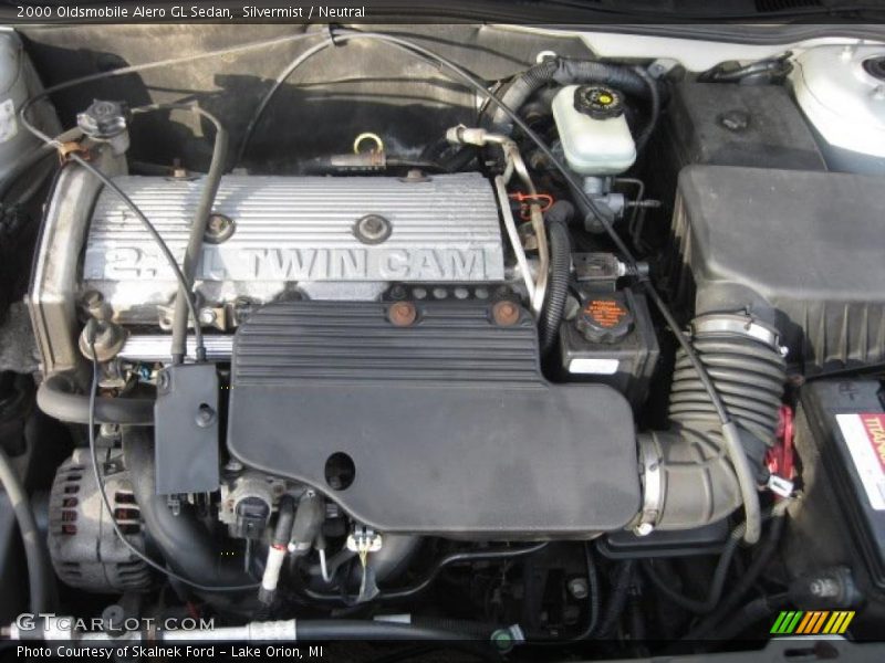  2000 Alero GL Sedan Engine - 2.4 Liter DOHC 16-Valve 4 Cylinder