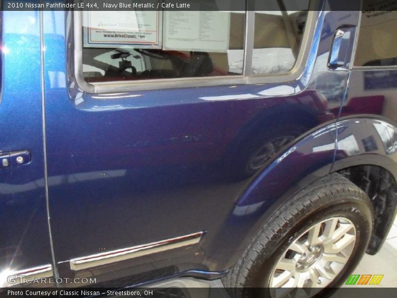 Navy Blue Metallic / Cafe Latte 2010 Nissan Pathfinder LE 4x4