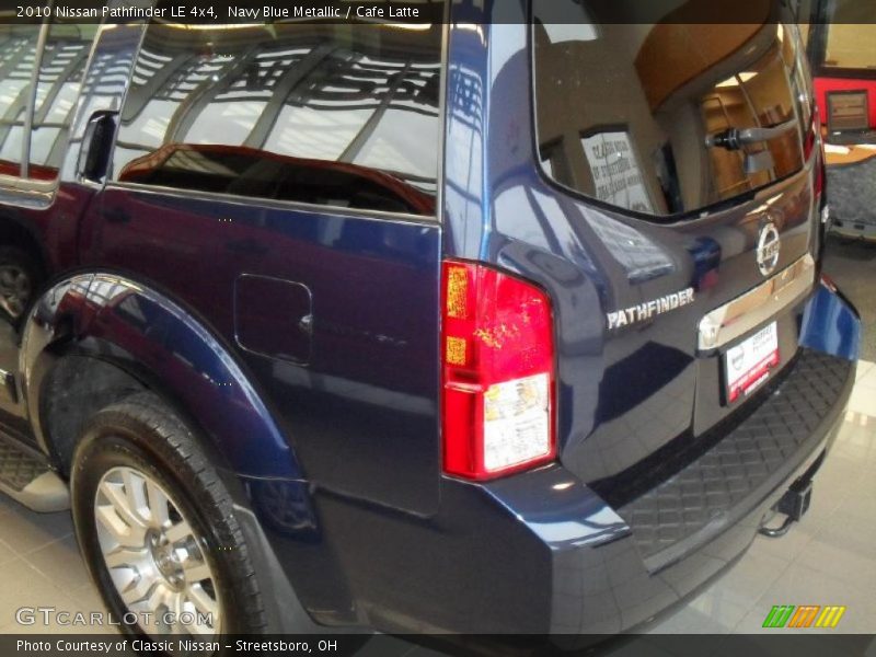 Navy Blue Metallic / Cafe Latte 2010 Nissan Pathfinder LE 4x4