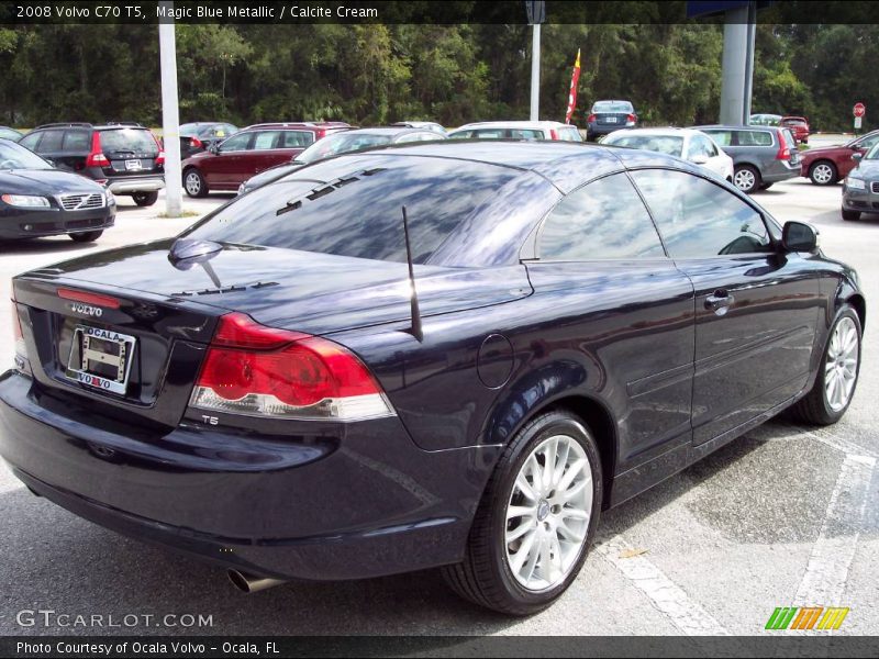 Magic Blue Metallic / Calcite Cream 2008 Volvo C70 T5