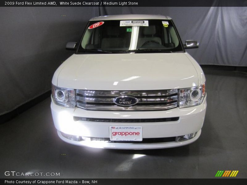 White Suede Clearcoat / Medium Light Stone 2009 Ford Flex Limited AWD