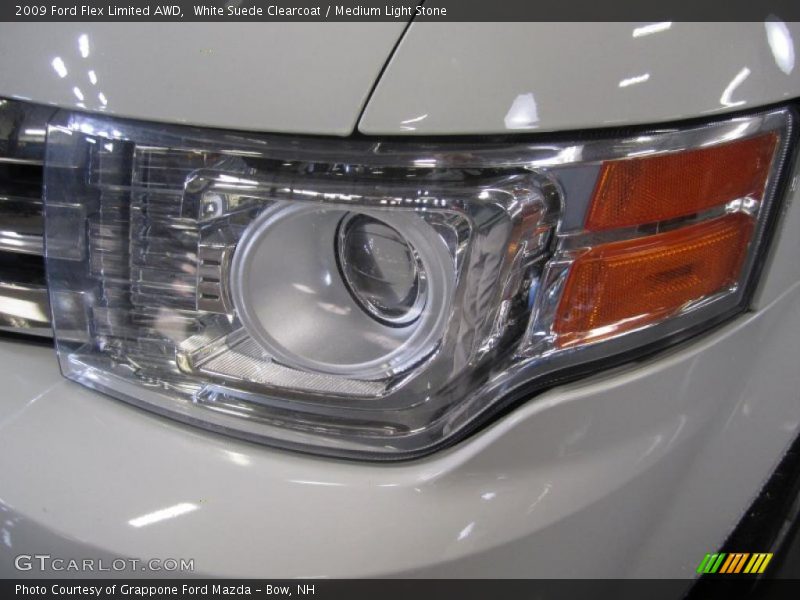 White Suede Clearcoat / Medium Light Stone 2009 Ford Flex Limited AWD