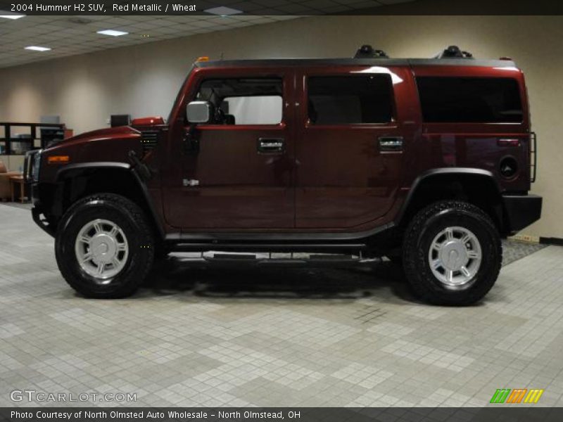 Red Metallic / Wheat 2004 Hummer H2 SUV