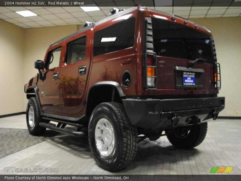 Red Metallic / Wheat 2004 Hummer H2 SUV