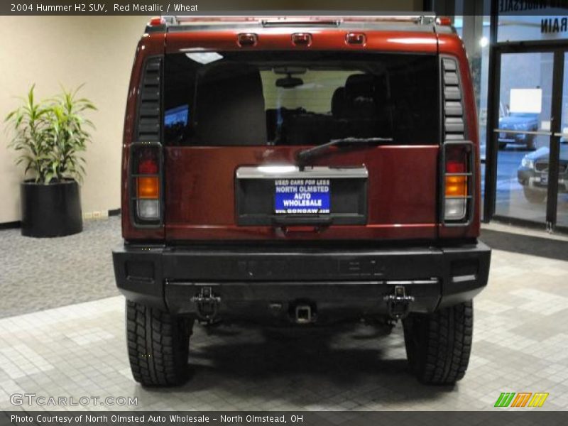 Red Metallic / Wheat 2004 Hummer H2 SUV