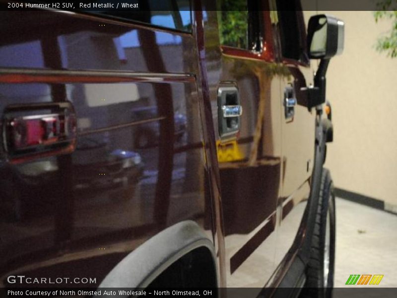 Red Metallic / Wheat 2004 Hummer H2 SUV