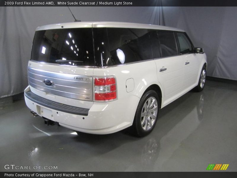 White Suede Clearcoat / Medium Light Stone 2009 Ford Flex Limited AWD