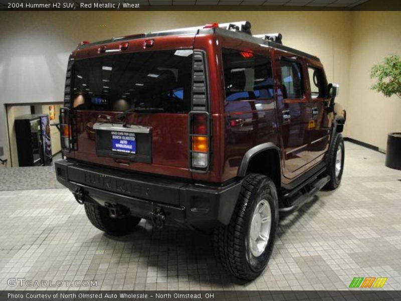 Red Metallic / Wheat 2004 Hummer H2 SUV