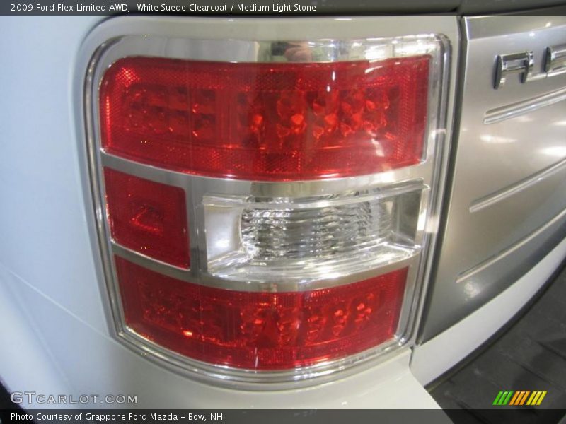 White Suede Clearcoat / Medium Light Stone 2009 Ford Flex Limited AWD