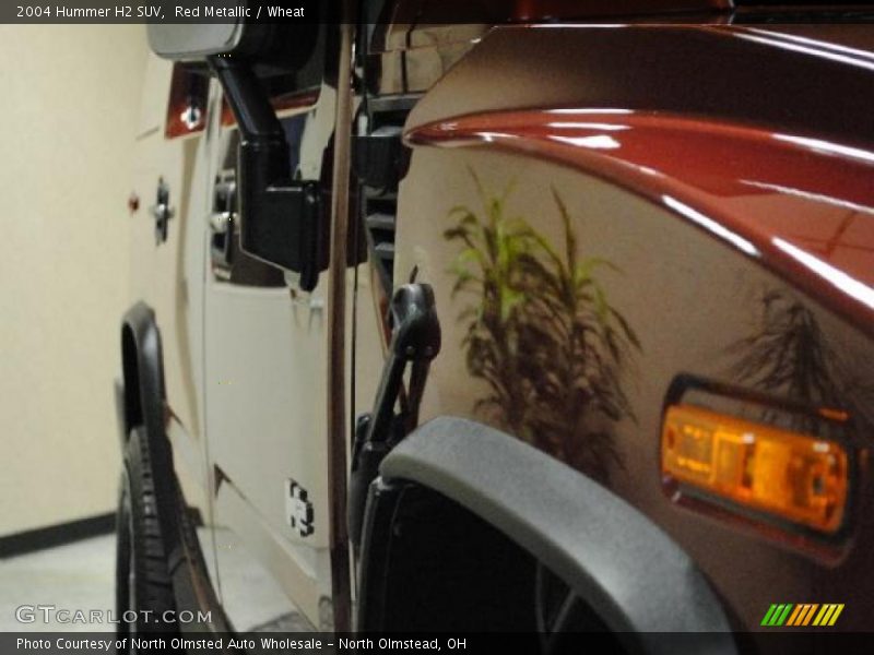 Red Metallic / Wheat 2004 Hummer H2 SUV