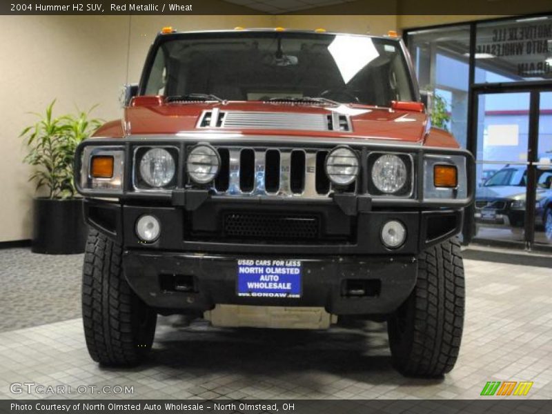 Red Metallic / Wheat 2004 Hummer H2 SUV