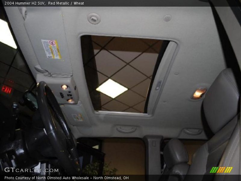 Red Metallic / Wheat 2004 Hummer H2 SUV