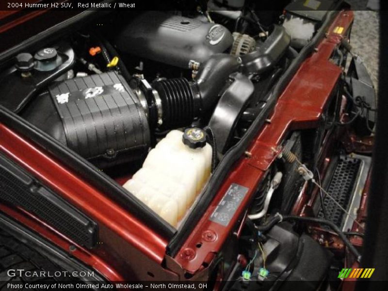 Red Metallic / Wheat 2004 Hummer H2 SUV