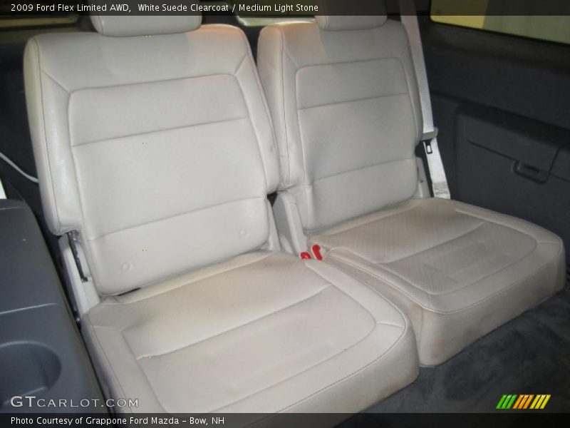 White Suede Clearcoat / Medium Light Stone 2009 Ford Flex Limited AWD