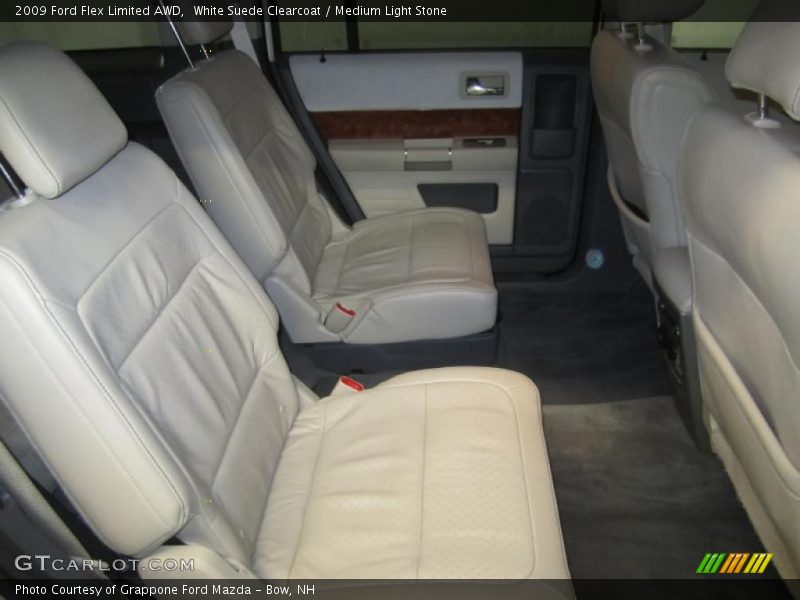 White Suede Clearcoat / Medium Light Stone 2009 Ford Flex Limited AWD