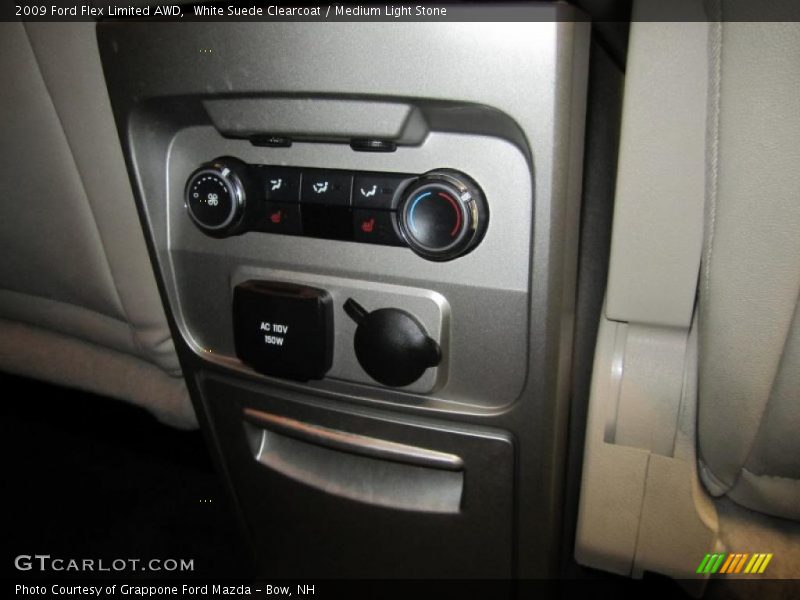 White Suede Clearcoat / Medium Light Stone 2009 Ford Flex Limited AWD