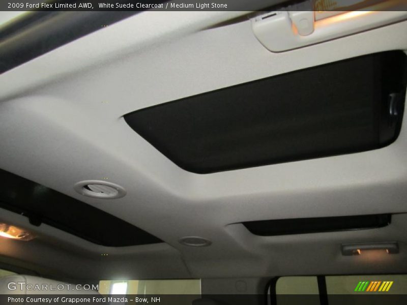 White Suede Clearcoat / Medium Light Stone 2009 Ford Flex Limited AWD