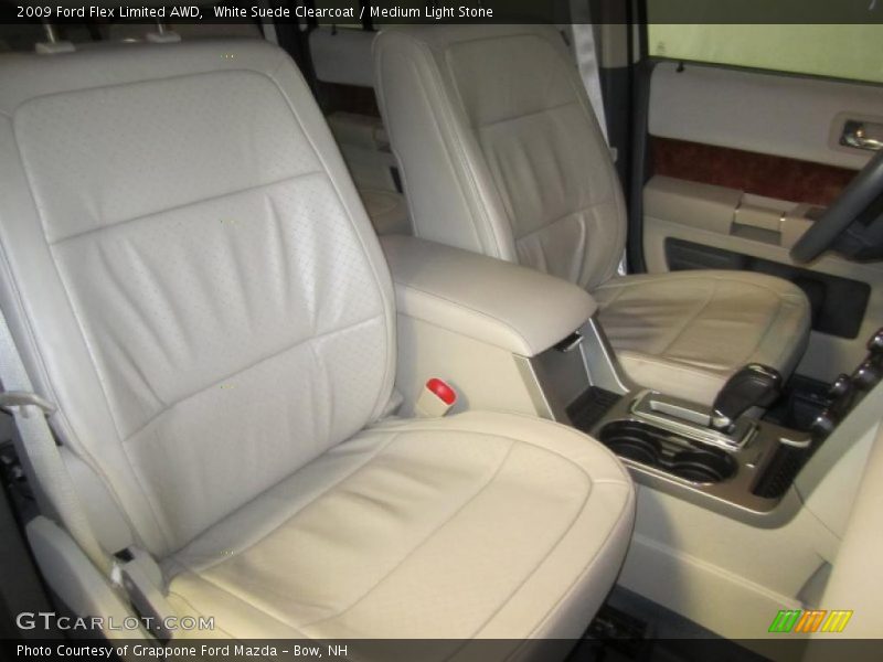 White Suede Clearcoat / Medium Light Stone 2009 Ford Flex Limited AWD