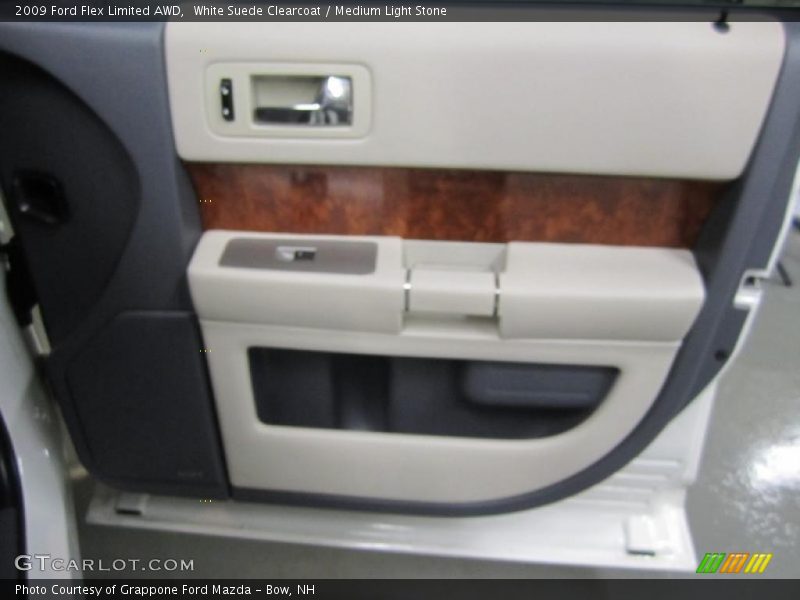 White Suede Clearcoat / Medium Light Stone 2009 Ford Flex Limited AWD
