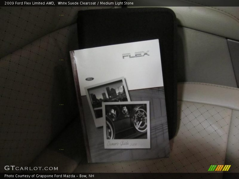 White Suede Clearcoat / Medium Light Stone 2009 Ford Flex Limited AWD