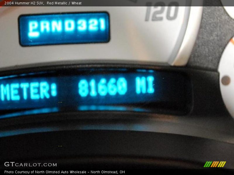Red Metallic / Wheat 2004 Hummer H2 SUV