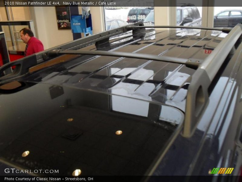 Navy Blue Metallic / Cafe Latte 2010 Nissan Pathfinder LE 4x4