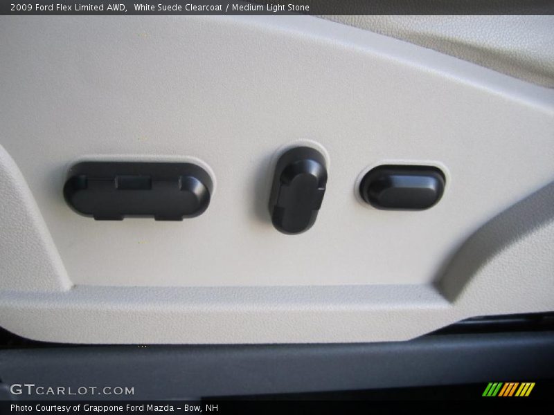 White Suede Clearcoat / Medium Light Stone 2009 Ford Flex Limited AWD