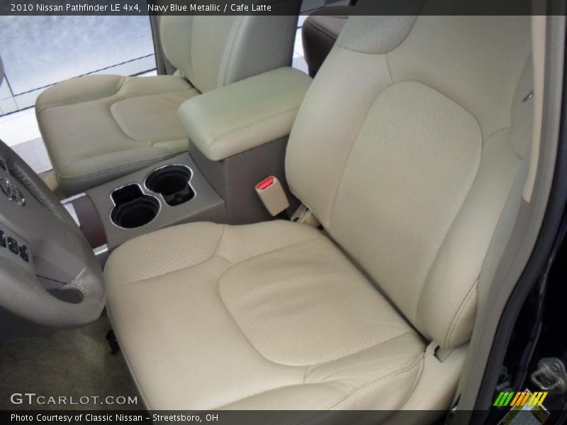Navy Blue Metallic / Cafe Latte 2010 Nissan Pathfinder LE 4x4