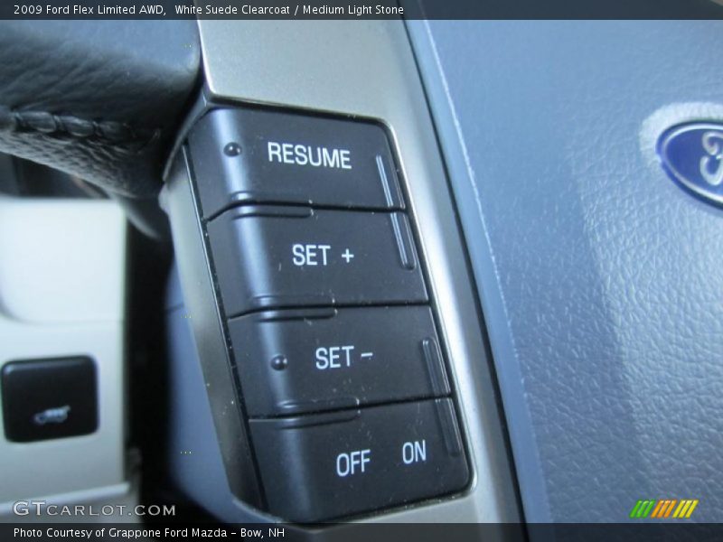 White Suede Clearcoat / Medium Light Stone 2009 Ford Flex Limited AWD