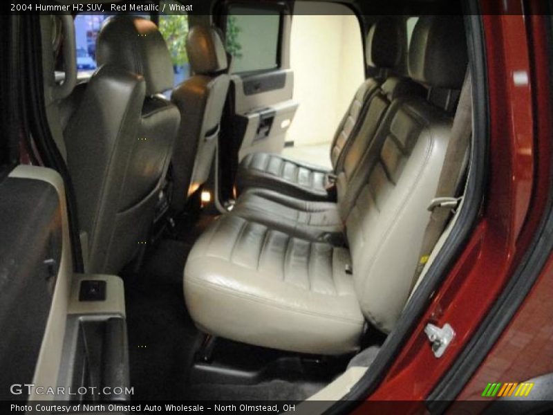 Red Metallic / Wheat 2004 Hummer H2 SUV