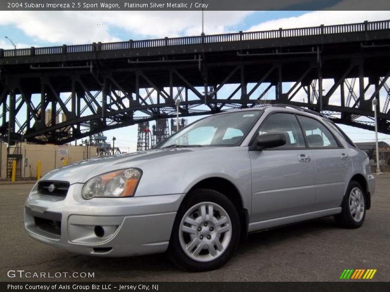 Platinum Silver Metallic / Gray 2004 Subaru Impreza 2.5 Sport Wagon