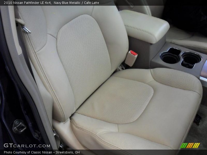 Navy Blue Metallic / Cafe Latte 2010 Nissan Pathfinder LE 4x4