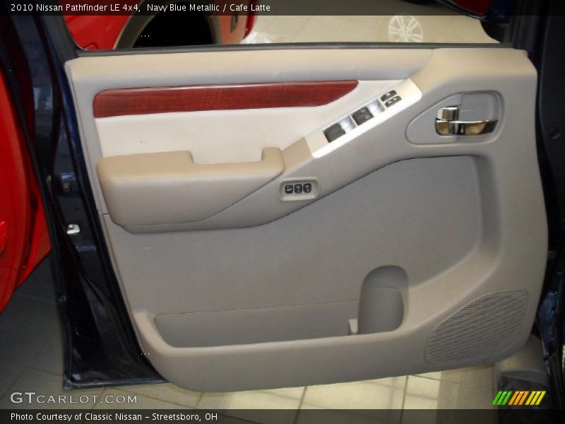 Navy Blue Metallic / Cafe Latte 2010 Nissan Pathfinder LE 4x4