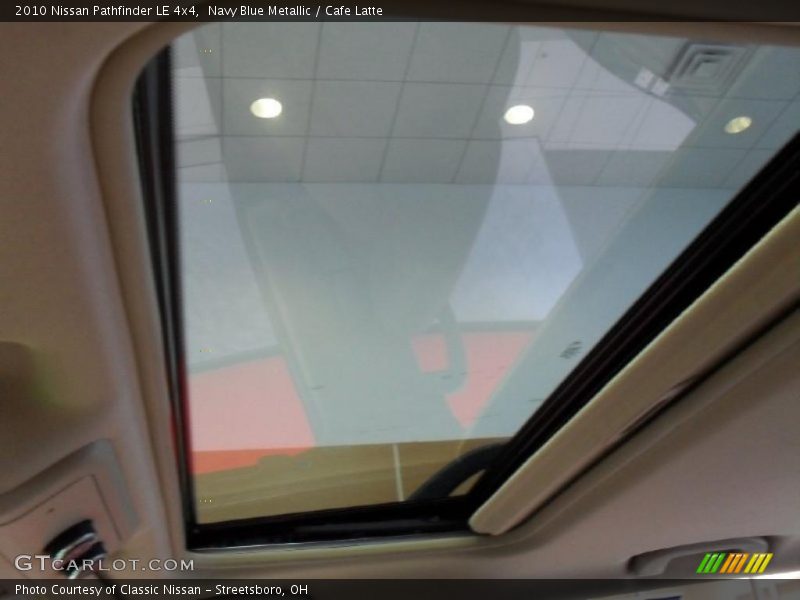 Navy Blue Metallic / Cafe Latte 2010 Nissan Pathfinder LE 4x4