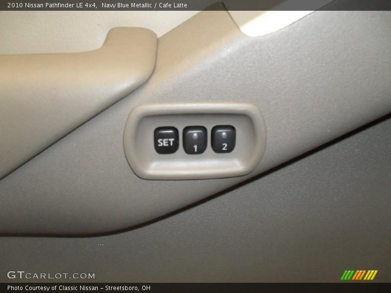 Navy Blue Metallic / Cafe Latte 2010 Nissan Pathfinder LE 4x4