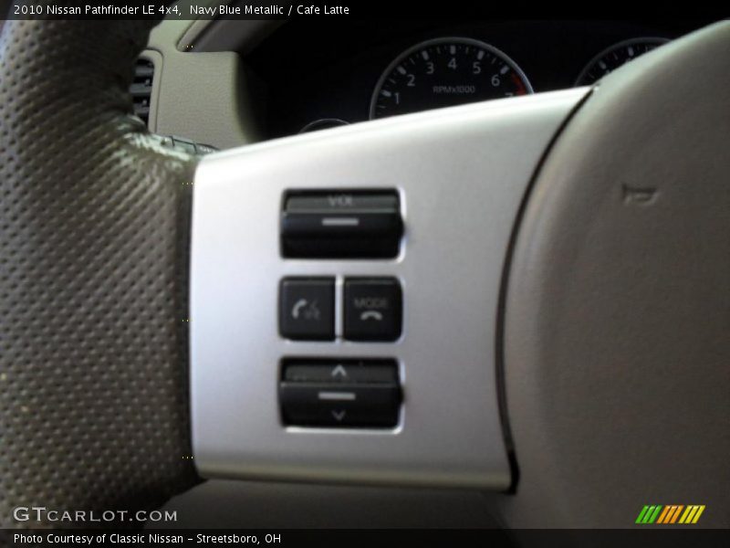 Navy Blue Metallic / Cafe Latte 2010 Nissan Pathfinder LE 4x4