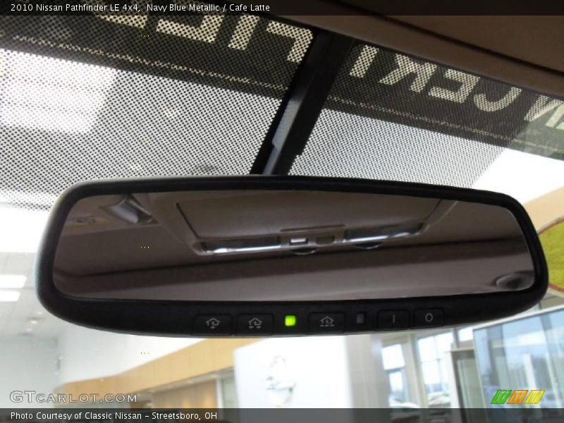 Navy Blue Metallic / Cafe Latte 2010 Nissan Pathfinder LE 4x4