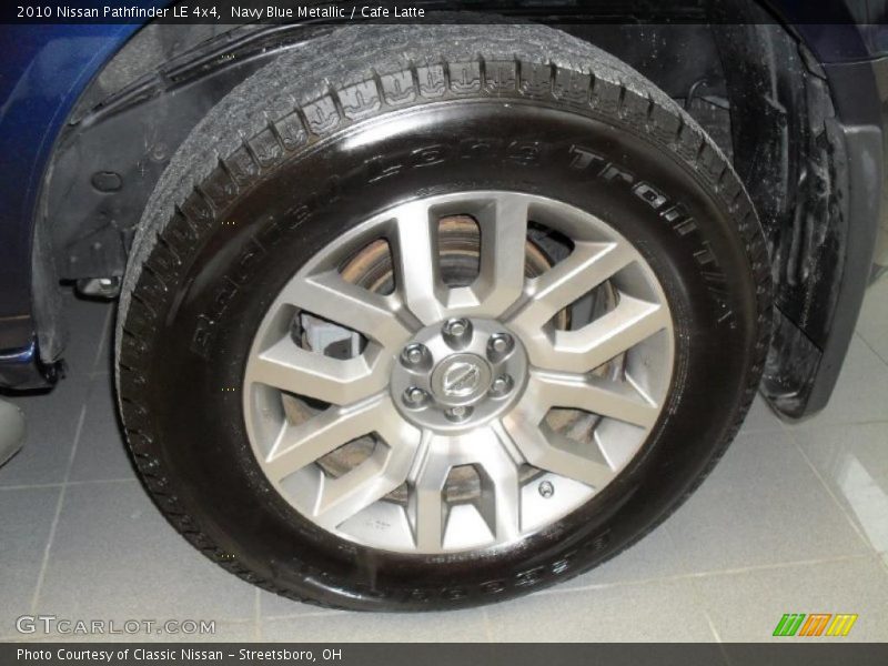 Navy Blue Metallic / Cafe Latte 2010 Nissan Pathfinder LE 4x4