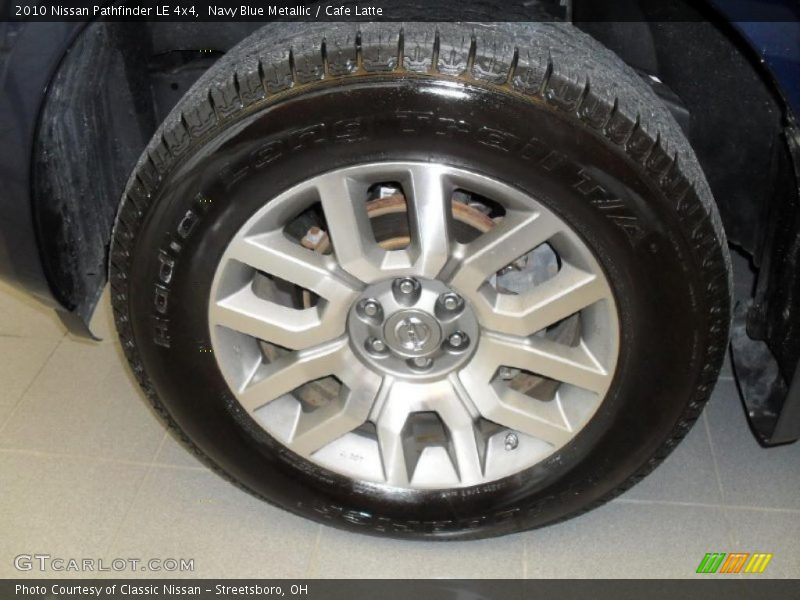 Navy Blue Metallic / Cafe Latte 2010 Nissan Pathfinder LE 4x4